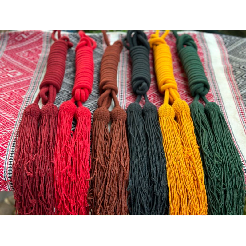 สายดาบ เชือกดาบ เชือกฝ้ายdiy สายมัดฝักดาบ ฝ้ายแท้100%