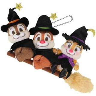 gaia80 Chip &amp; Dale &amp; Clarisse Plush Badge (ค้างคาว) Disney Halloween 2022 [Tokyo Disney Resort Exclusive] วันฮาโลวีน สินค้าดิสนีย์ ของที่ระลึก