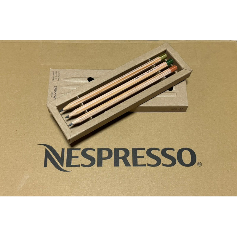 พร้อมส่ง!! Setดินสอรีไซเคิล ของ เนสเพรสโซ่ recycle pencil set from nespresso + Caran D’ache