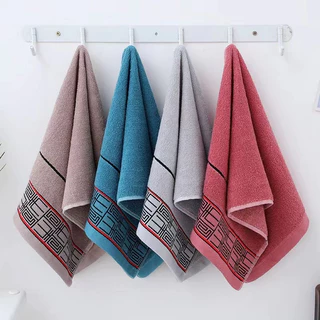 พร้อมส่ง ผ้าขนหนู 100%ผ้าฝ้าย นุ่มสบาย ซับน้ำดีมาก 75x35cm