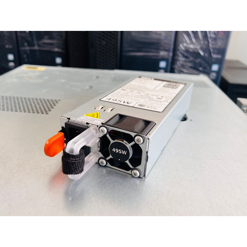 power supply dell 495W t320 r620 r720 r720xd t420  80-plus platinum  มือสองพร้อมใช้งาน