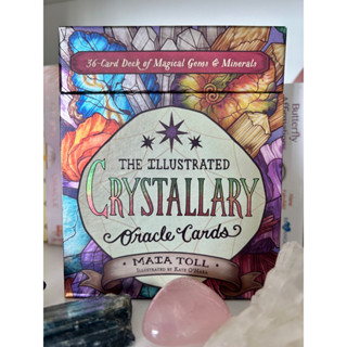 ไพ่ออราเคิลแท้ The Illustrated Crystallary Oracle Cards: 36-Card Deck of Magical Gems &amp; Minerals (Wild Wisdom)