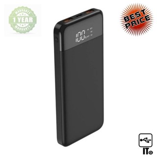 POWER BANK 10000 mAh VEGER (P13) Black แบตสำรอง ประกัน 1Y