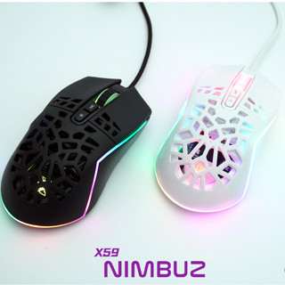 NUBWO X59 เกมมิ่งเมาส์ โดดเด่นกว่าใครด้วยไฟ RGB