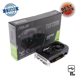 VGA ASUS GEFORCE GTX 1650 TUF GAMING O4G-P V2 - 4GB GDDR6 ประกัน 3Y การ์ดจอ กราฟิกการ์ด