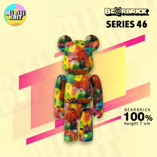 Bearbrick ของแท้ พร้อมส่ง | BE@RBRICK 100% SERIES 46 PATTERN Jon Burgerman