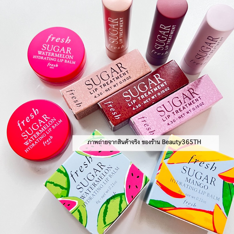 🍉พร้อมส่ง&EXP.2028🍉 Fresh Sugar Lip Treatment, Sugar Lip Polish 10g.
