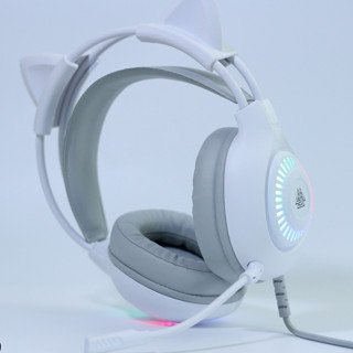 หูฟังเล่นเกม EGA H105 LED สวยๆแบบ USB ใส่สบายไมค์ยาว