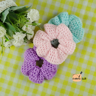 ยางรัดผมโดนัท Crochet Handmade