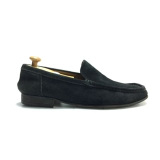 Bally suede leather loafers shoes size 10.5us