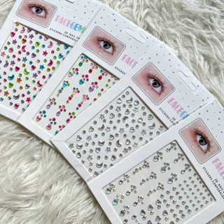 crystal sticker สติกเกอร์เพชร คริสตัลสติกเกอร์ เพชรติดหน้า
