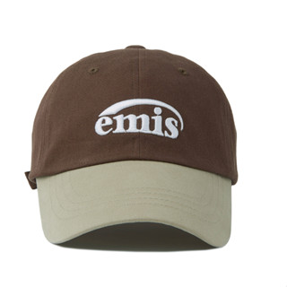 [สินค้าขอแท้100% พร้อมส่ง] Emis NEW LOGO MIX BALL CAP-BEIGE/BROWN