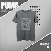 เสื้อนืดคอกลม Puma (รหัส 350) ผ้านิ่มใส่สบาย ระบายอากาศดี ใส่ได้ทั้งชายและหญิง