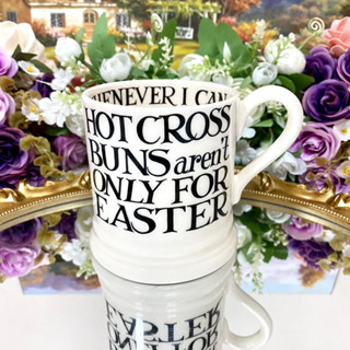 Seconds Emma Bridgewater Black Toast Hot Cross Mug แก้ว มัก