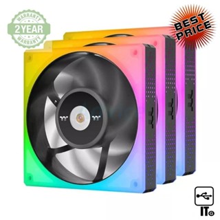 FAN CASE 14CM THERMALTAKE TOUGHFAN RGB (PACK 3,CL-F136-PL14SW-A) ประกัน 2Y พัดลมระบายความร้อน