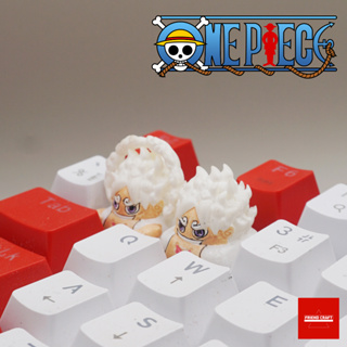 Keycaps คีย์แคป Luffy gear 5 Nika (One piece) งาน Handmade Keycap