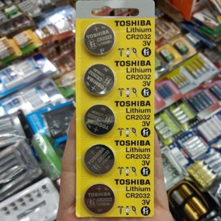 ถ่านรีโมท Toshiba CR2032 Lithium 3V ของใหม่ ของแท้