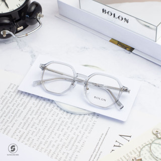 แว่นสายตา BOLON รุ่น Busan BJ6086 B12 Transparent Grey ของแท้ ประกันศูนย์ไทย