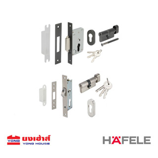 HAFELE กุญแจบานเลื่อน สีดำ 499.65.133 ห้องทั่วไป 499.65.137 ห้องน้ำ กุญแจคอม้อ รุ่น 499.65.014 สีสแตนเลส