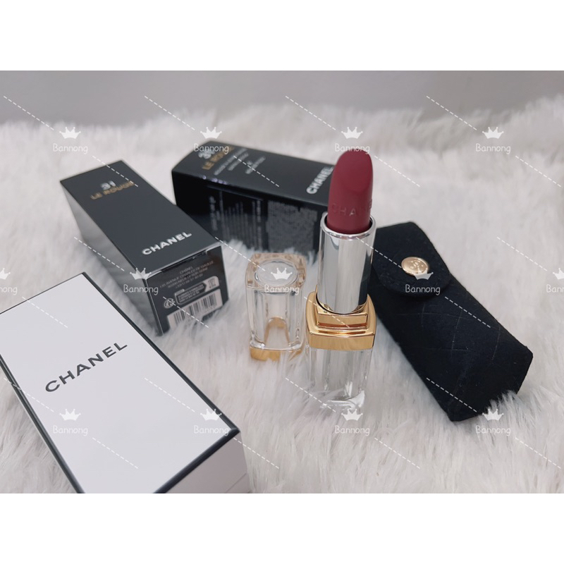 chanel 31 le rouge lipstick พร้อมกระเป๋าใส่ลิป