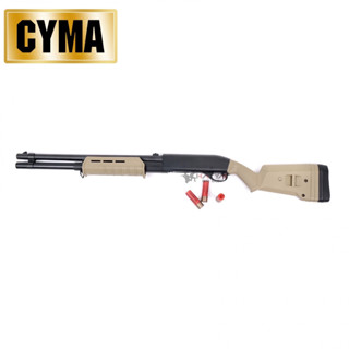 บีบีกัน CYMA CM355LM TAN Shotgun Spring แถมลูกบีบี ~ 1,000 นัด เป้ากระดาษ