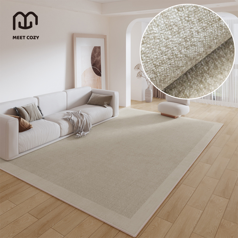 MEET COZY พรมปูพื้น carpet แบบเรียบง่าย พรมห้องนอน พรมมินิมอล #1 DF-rural