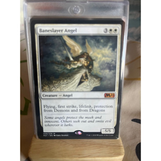 การ์ด MTG Baneslayer Angel White Magic the Gathering EDH รุ่น Core Set M21 สภาพ Nm