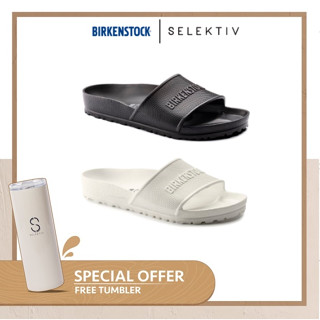 BIRKENSTOCK BARBADOS EVA BLACK / WHITE ( REGULAR FIT )