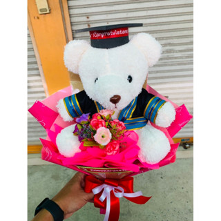 🎓💸🐻‍❄️🎁_ช่อหมีชุดครุยราชภัฏภาคกลาง🙏🎓🎓👑🌟👍