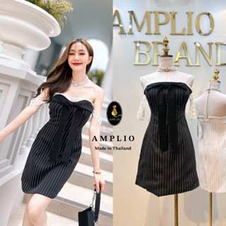 AMPLIO:Dress ละมุนสาวหวานๆlีดำ(*สอบถามสต๊อกก่อนกดสั่งน๊า)