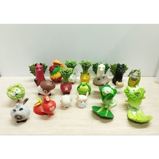 Gachapon กาชาปอง ผักสัตว์ vegetable fairy animals สินค้ามือสองสภาพดี