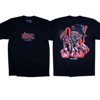 QWT169-1 SWEET NIGHTMARE BLACK เสื้อยืดแขนสั้น สีดำ Quitewell