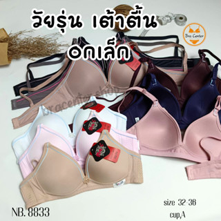 เสื้อชั้นในวัยรุ่น ไร้โครง ฟองบาง Nobra8833(โนบรา)คัพA32-36