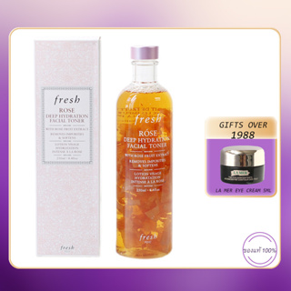 🎈FRESH Rose Deep Hydration Facial Toner 250 ml.โทนเนอร์บำรุงผิวให้นุ่มนวล กระช