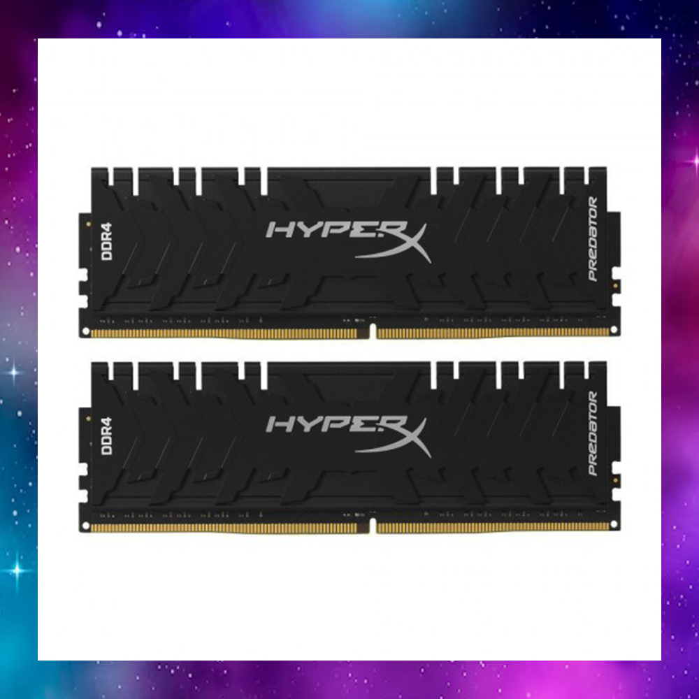 16GB (8GBx2) DDR4 3200MHz RAM (หน่วยความจำ) KINGSTON HyperX PREDATOR RGB (HX432C16PB3AK2/16) ใช้งานป