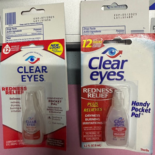 Clear Eyes Maximum Redness Relief  eyes relieves dryness burning irritaions 6 ml