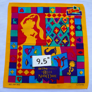 The Bells of notre dame disney princess ผ้าเช็ดหน้าเจ้าหญิงดิสนีย์