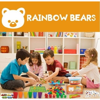 ((ดีที่สุด))  🐻Rainbow Bears ชุดเกมส์เรียนรู้ทักษะทางคณิตศาสตร์ นับ จำนวน เรียงลำดับ เปรียบเทียบ งานส่งออก