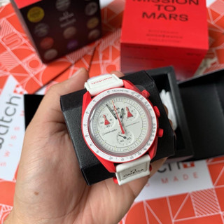 พร้อมส่ง Omega x Swatch watch Mars❤️Venus🤍Saturn🤎 ขนาด 42มม.