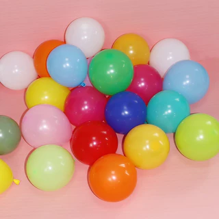 🎈 ลูกโป่งสีพื้น 10 นิ้ว 12 นิ้ว แพ็ค 50 ลูก สีสดใส ตกแต่งงานกิจกรรม งานอีเวนต์ | FF-118 FF-269