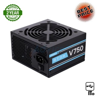 POWER SUPPLY (FULL) 750W ANTEC ATOM V750 ประกัน 2Y พาวเวอร์ซัพพลาย อุปกรณ์จ่ายไฟ