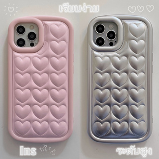 ✨NEW✨เคสไอโฟน 14 Pro Max 13 12 11 เคส for iPhone 13 เรียบง่าย ระดับสูง Ins รูปหัวใจ พกง่ายๆ การป้องกันการตก Case