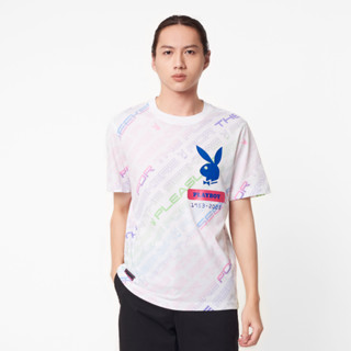 PLAYBOY เสื้อผ้าผู้ชาย/เสื้อ/เสื้อยืด รุ่น P1MT231TF037WH