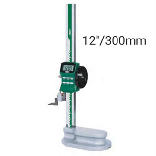 ไฮเกจ ดิจิตอล 0-12" / 0-300mm เกจวัดความสูง Digital Height Gage With Driving Wheel INSIZE รุ่น 1156-300