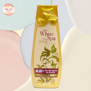 โลชั่นทาผิว มิสทิน ไวท์ สปา สวิส โกลด์ เซรั่ม Mistine White SPA Swiss Gold Serum Lotion 200มล. (07530)