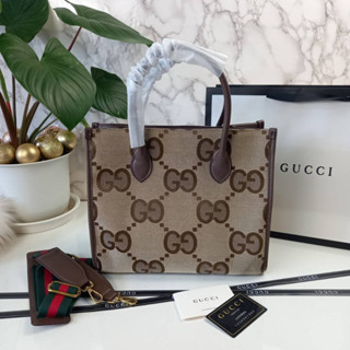 GUCCI TOTE BAG WITH JUMBO GG  Gift With Purchase (GWP) พรีเมี่ยมกิ๊ฟ VIP GUCCI Dutyfree (G678839)