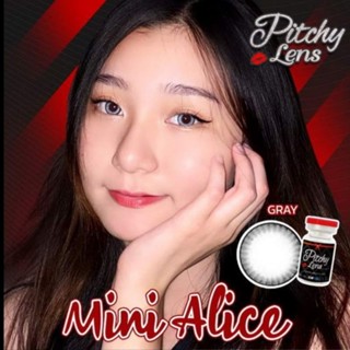 คอนแทคเลนส์ รุ่น Mini Pure/Mini Alice/Little pure สีเทา/ตาล Gray/Brown ค่าสายตา (0.00)-(-7.50)