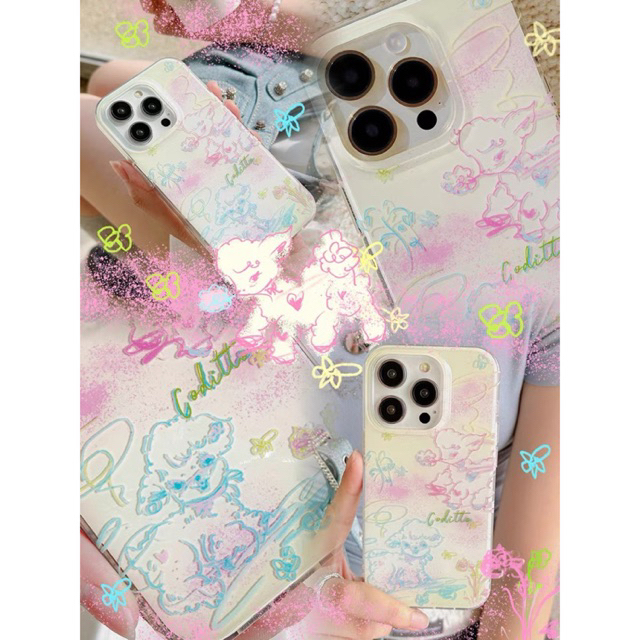[💗pre-order] CODITTO iphone case เคสไอโฟน เคสมือถือ เคสโทรศัพท์ คุมรอบเครื่อง ลายน่ารัก เคส tpu 15