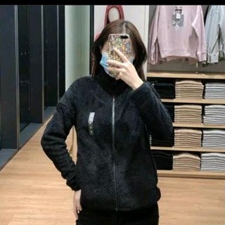 [มือ2] UNIQLO FLEECE อก40-42 ไซส์ L สีดำ สภาพดีใหม่