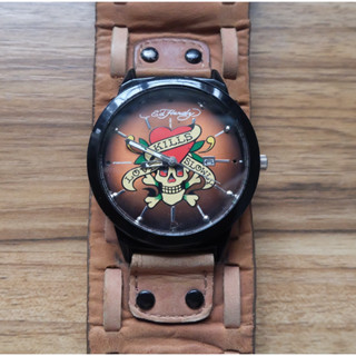 นาฬิกา Ed Hardy Love Kills Slowly Watch Size 46mm สีดำ มือสอง ของแท้